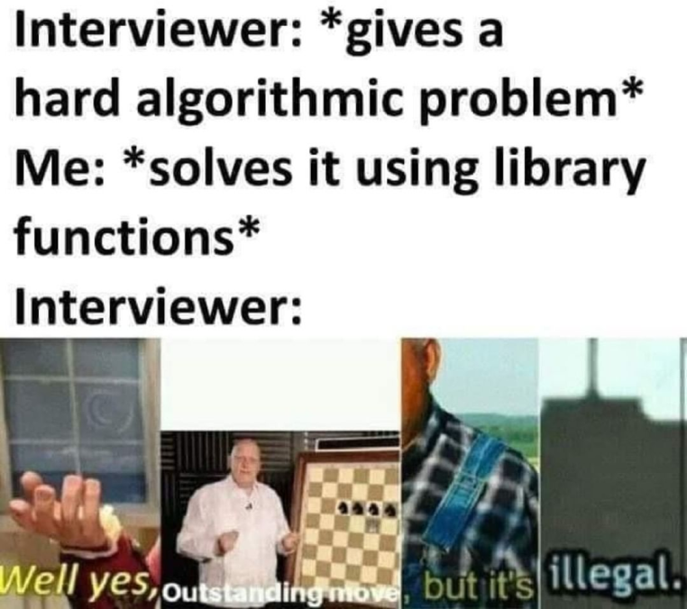 from collections import * | algorithm-memes, function-memes, IT-memes | ProgrammerHumor.io