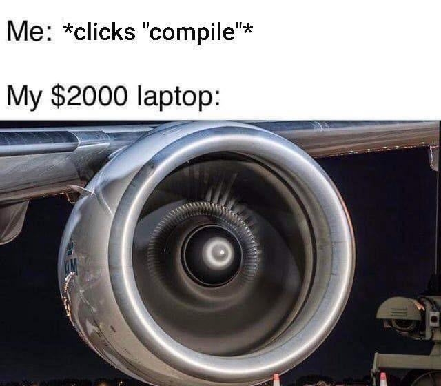 I feel like flying | cli-memes, laptop-memes | ProgrammerHumor.io