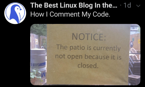 Commenting Code Be Like | code-memes, linux-memes, ux-memes, comment-memes | ProgrammerHumor.io