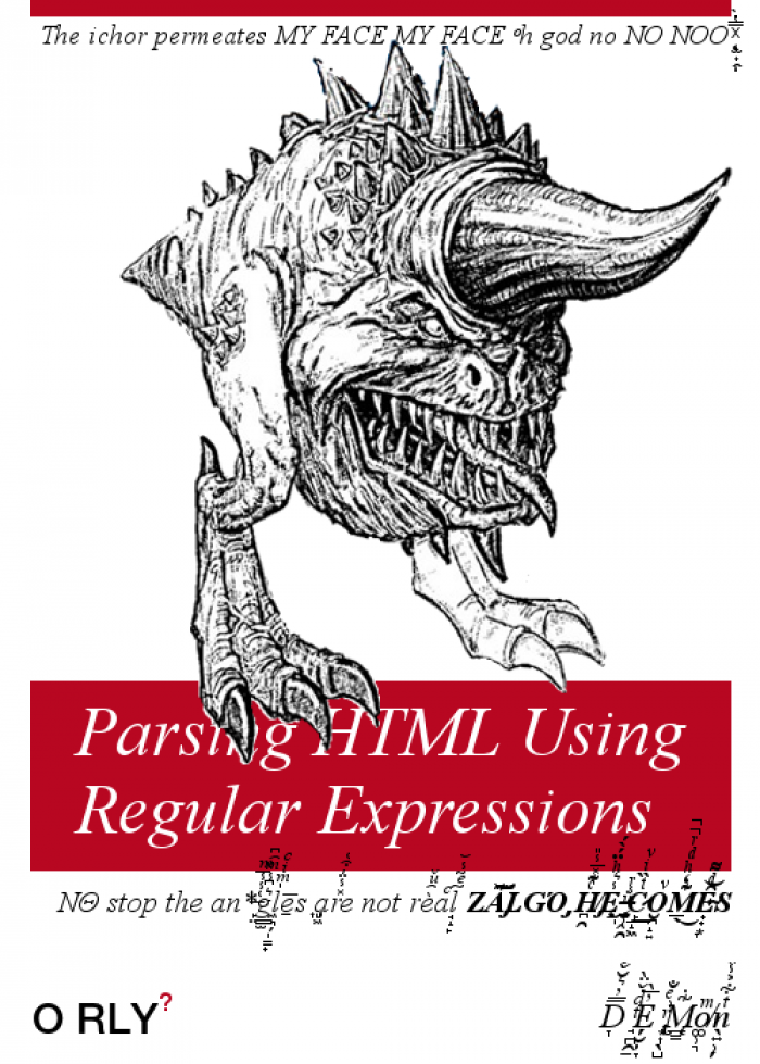 Parsing HTML Using Regular Expressions | html-memes, express-memes, parsing-memes, IT-memes, ML-memes | ProgrammerHumor.io