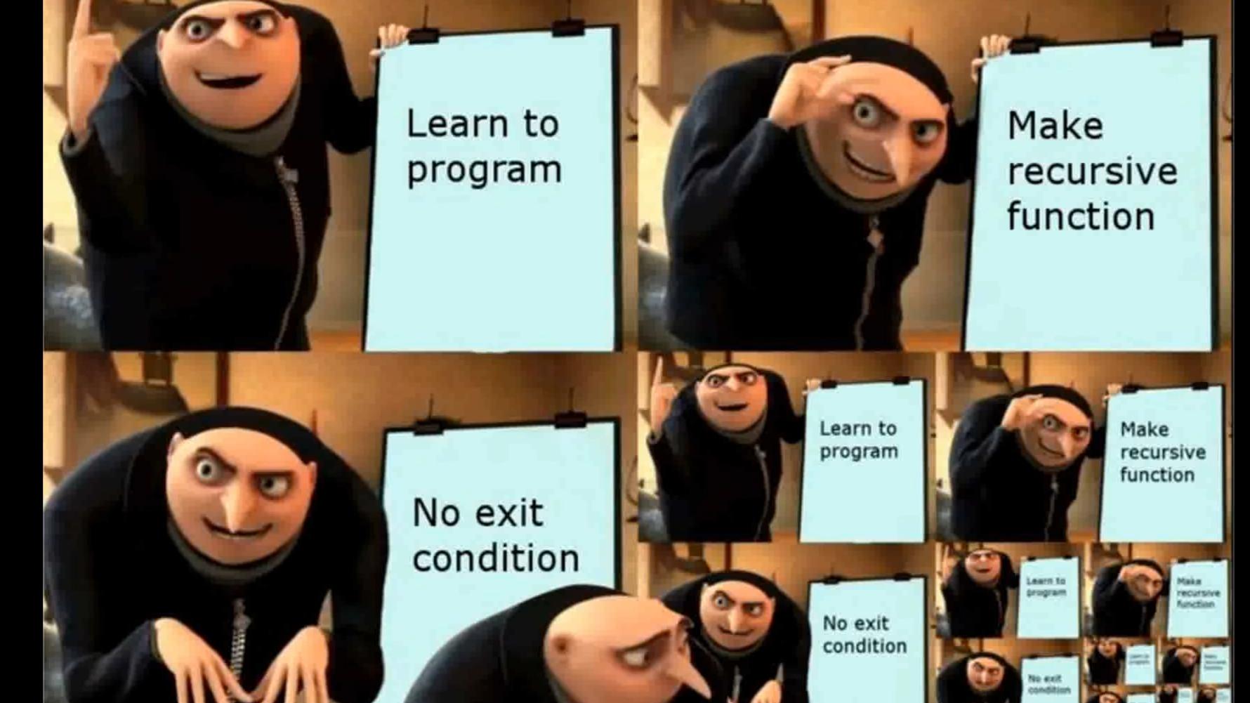 Don't forget to break your loops | program-memes, function-memes, loops-memes, oop-memes, recursive-memes | ProgrammerHumor.io