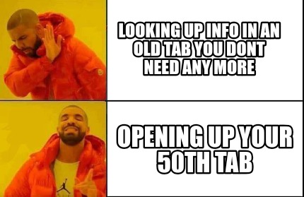 Tabs on tabs on tabs | tabs-memes | ProgrammerHumor.io