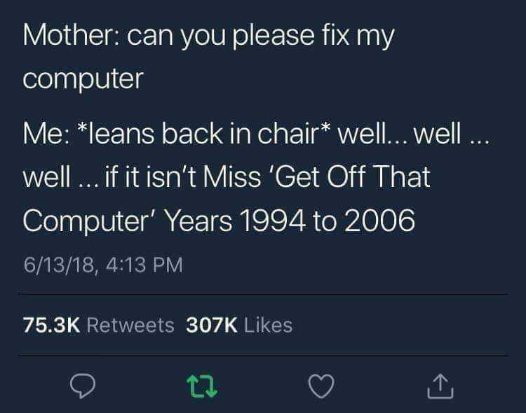 Please fix my computer | computer-memes, fix-memes, retweet-memes | ProgrammerHumor.io