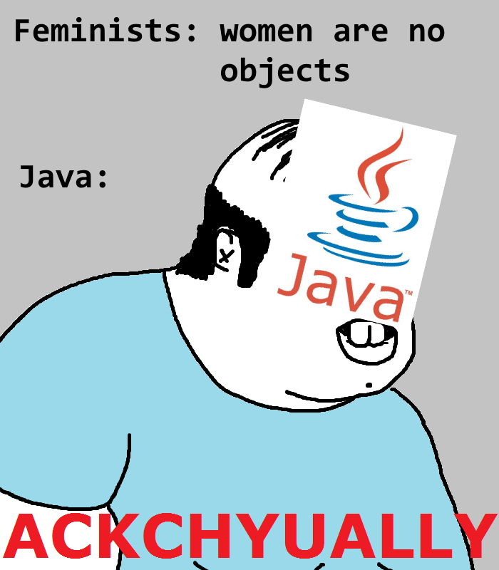 Neckbeard Java | java-memes, object-memes | ProgrammerHumor.io