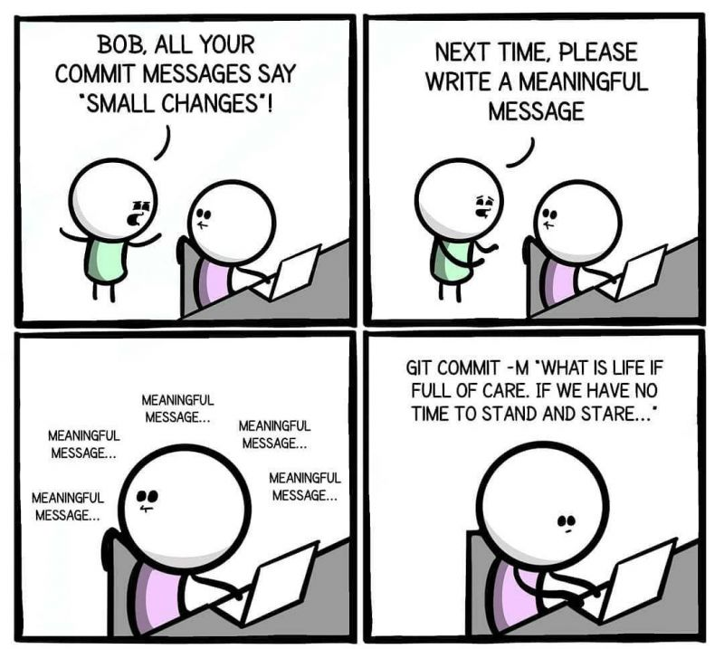 Meaningful Message | git-memes | ProgrammerHumor.io