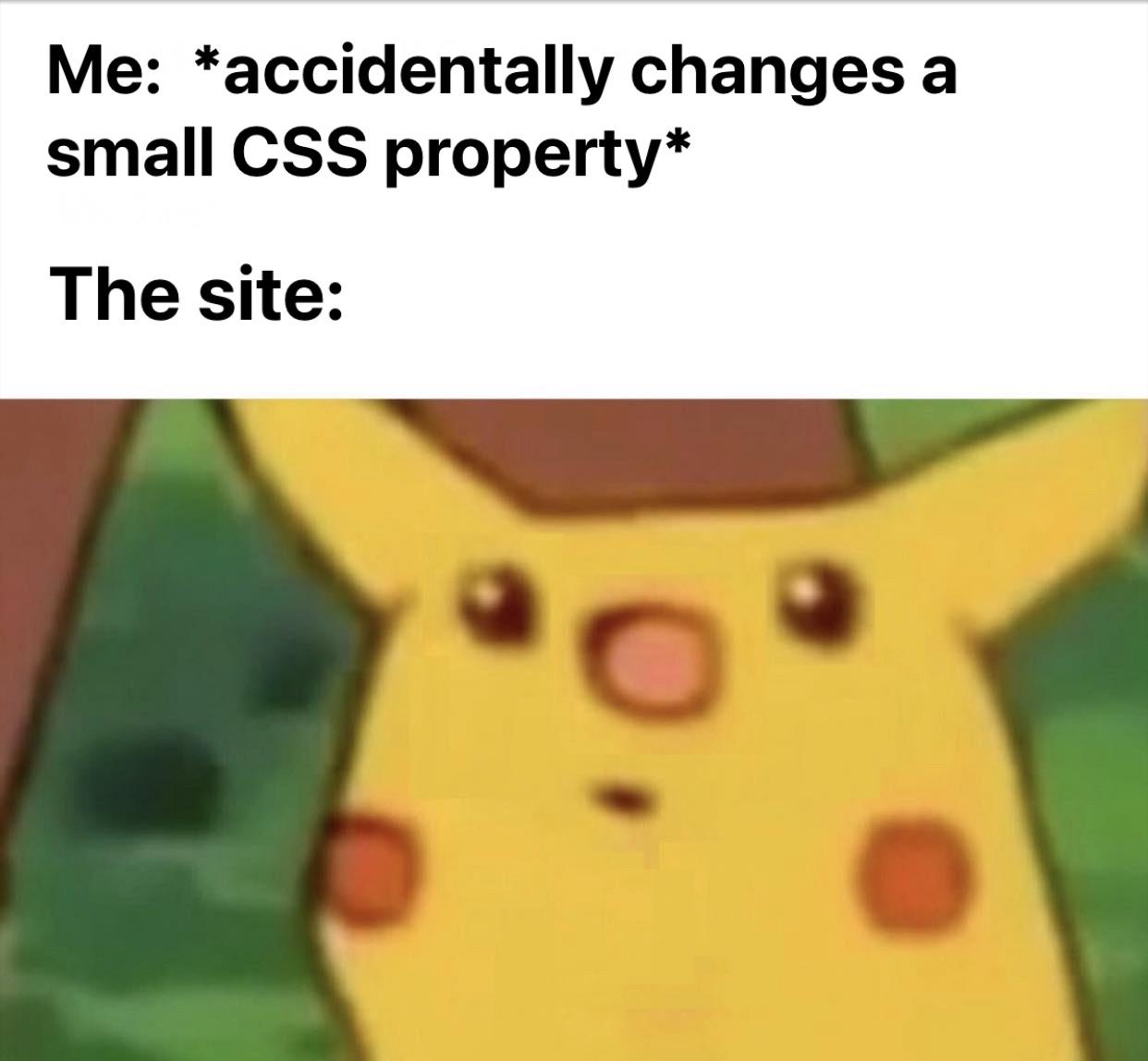 Oopsie | css-memes, oop-memes, ide-memes | ProgrammerHumor.io