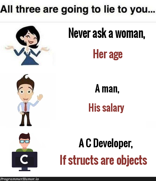 They're up to something... | developer-memes, object-memes, c-memes | ProgrammerHumor.io