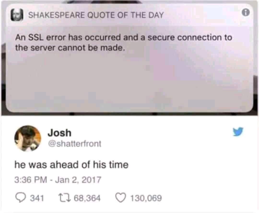 Hmmm | server-memes, ssl-memes, error-memes | ProgrammerHumor.io