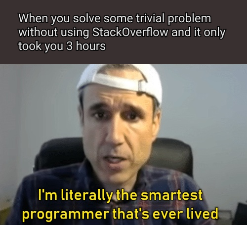 Feels good | stackoverflow-memes, stack-memes, overflow-memes, IT-memes | ProgrammerHumor.io