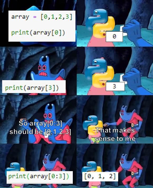 A meme born of frustration | array-memes | ProgrammerHumor.io