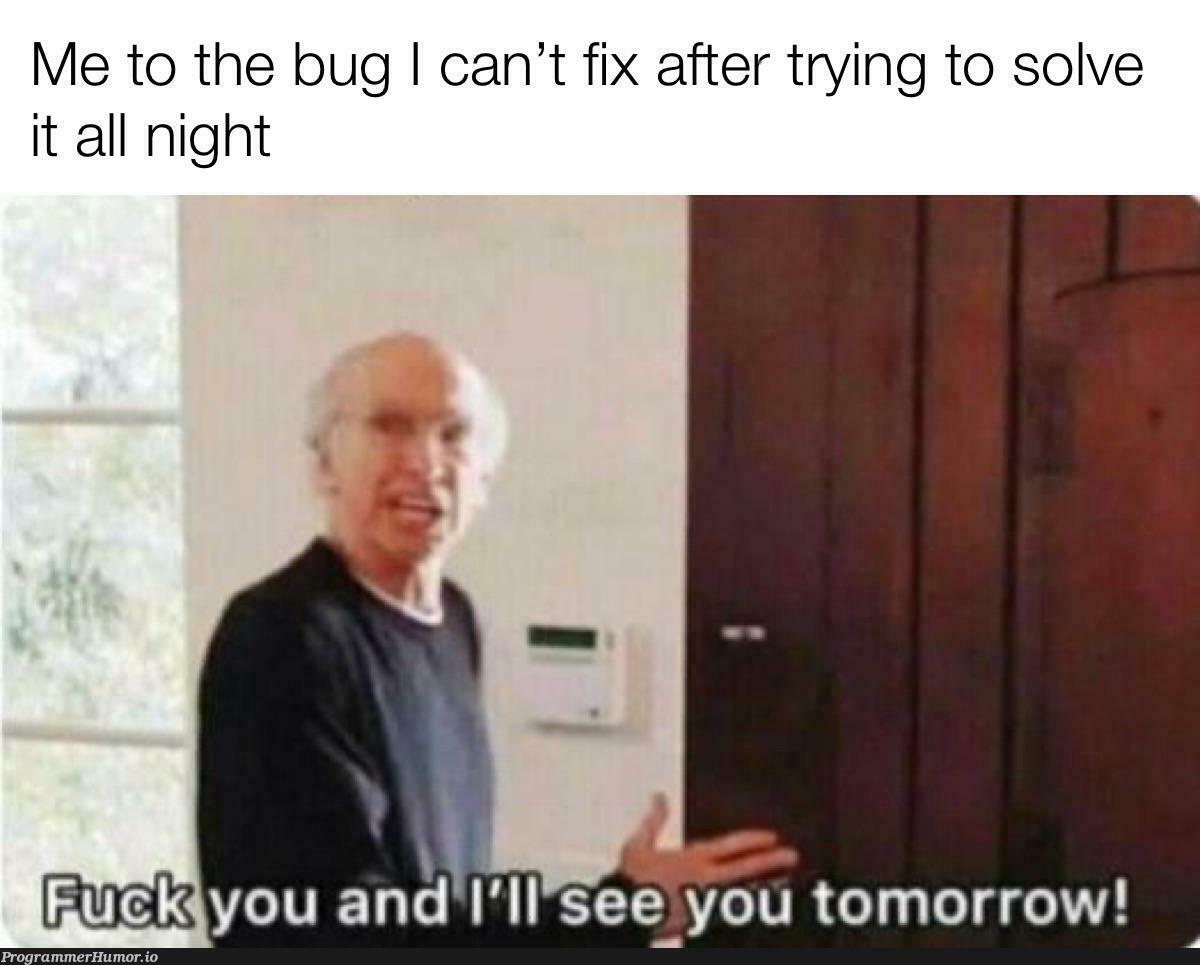 I’ll always come back | try-memes, bug-memes, fix-memes, IT-memes | ProgrammerHumor.io