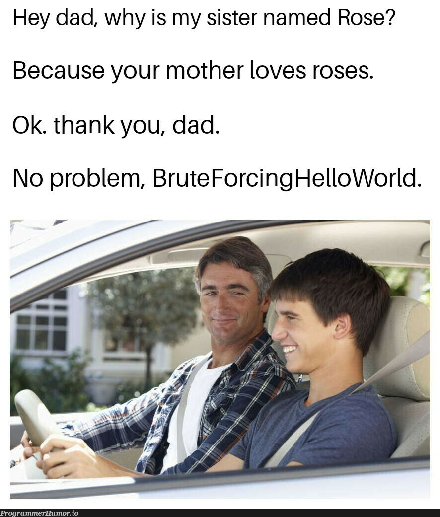 What about brute forcing an error in your code? | code-memes, error-memes | ProgrammerHumor.io