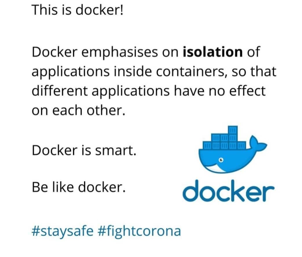 Be like docker! | docker-memes, ide-memes, container-memes | ProgrammerHumor.io