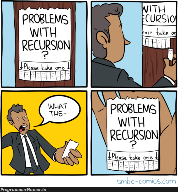 Recursion | recursion-memes | ProgrammerHumor.io