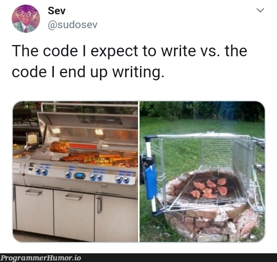 At least its working | code-memes, sudo-memes | ProgrammerHumor.io