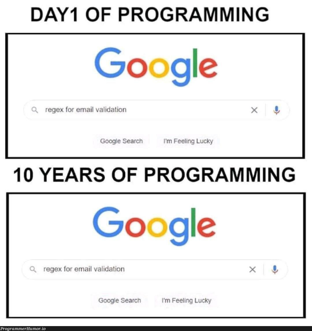 Why is regex so annoying and hard everytime 🤯 | programming-memes, program-memes, regex-memes, validation-memes, email-memes | ProgrammerHumor.io