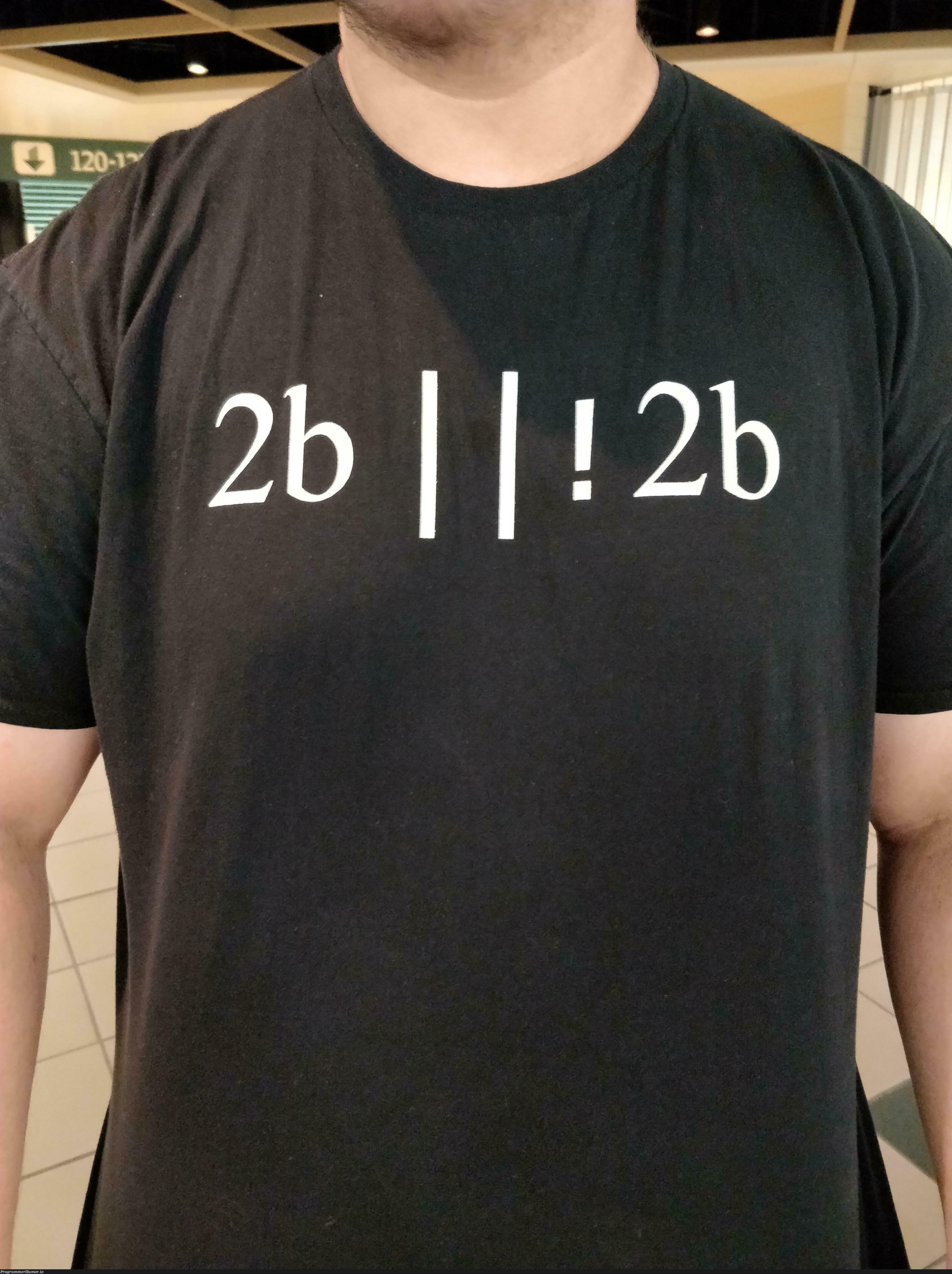 Friend Made His Own Shirt | ProgrammerHumor.io