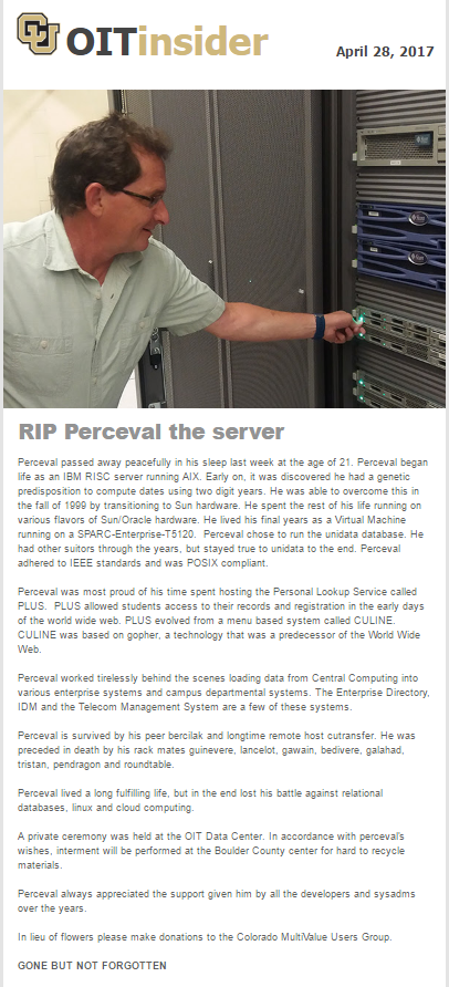 The college I go to issues obituaries for dead servers. | server-memes, servers-memes | ProgrammerHumor.io