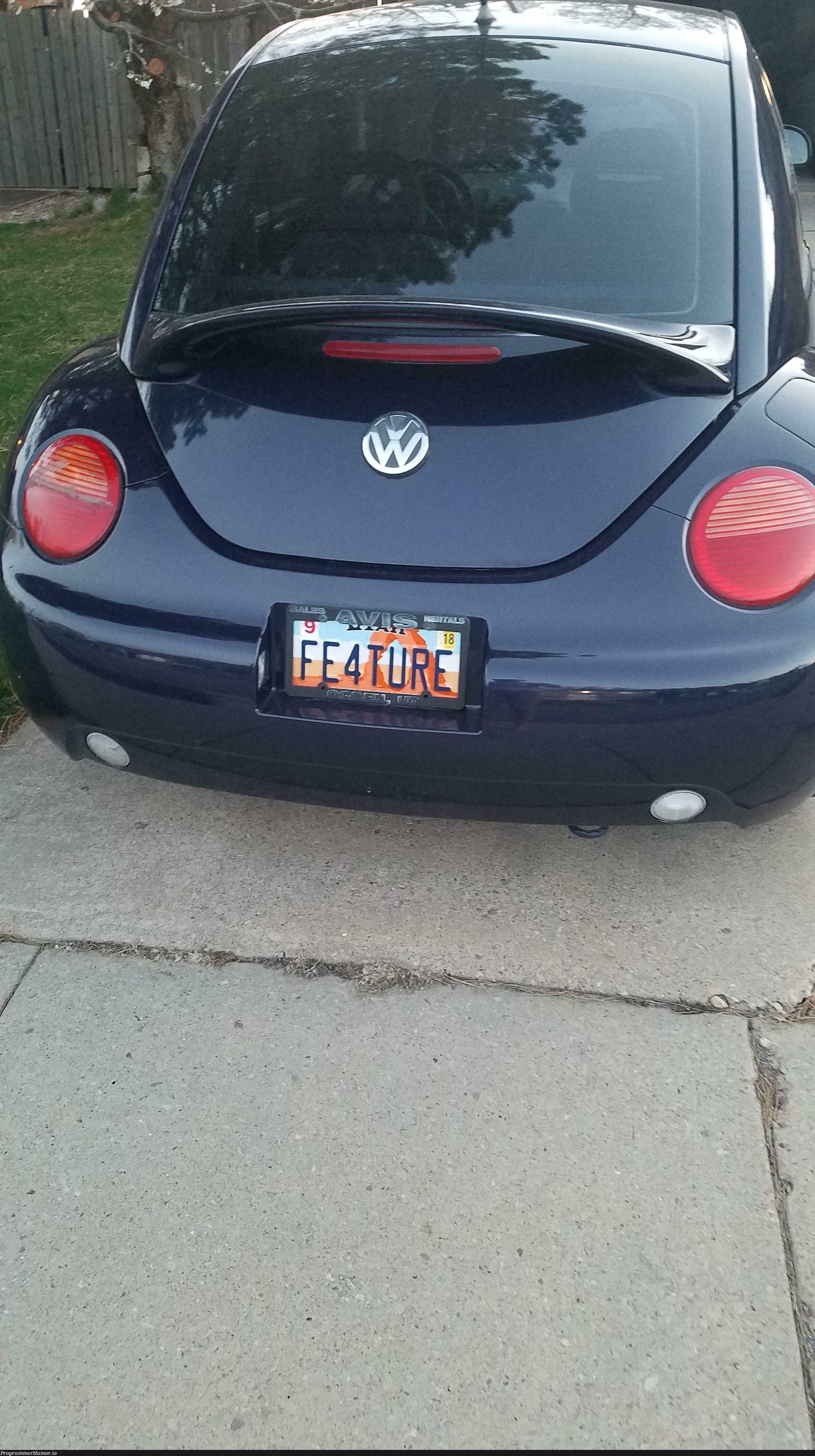 My sister's car | ProgrammerHumor.io