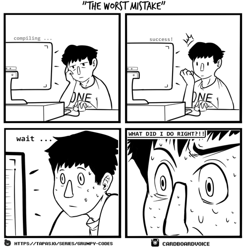 The Worst Mistake | ProgrammerHumor.io
