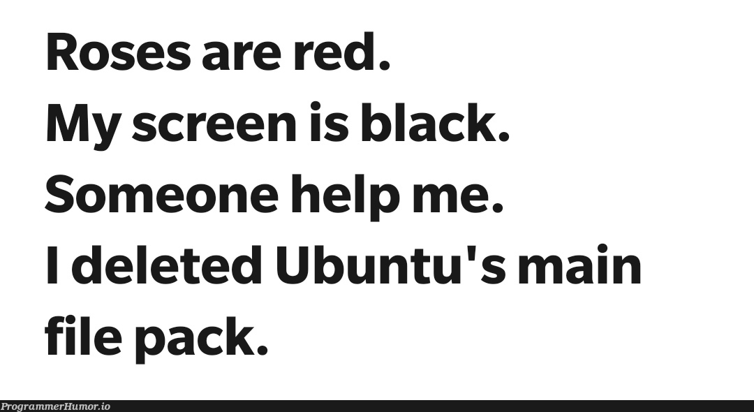 Bad decision | ubuntu-memes | ProgrammerHumor.io