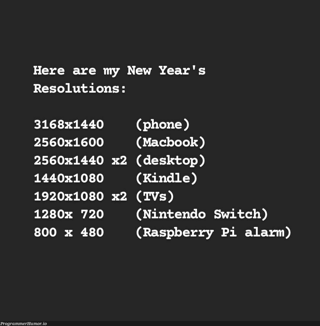 New Years Resolutions | mac-memes, macbook-memes | ProgrammerHumor.io