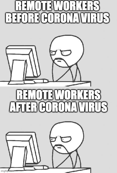 Remote developers in a nutshell | developer-memes, shell-memes | ProgrammerHumor.io