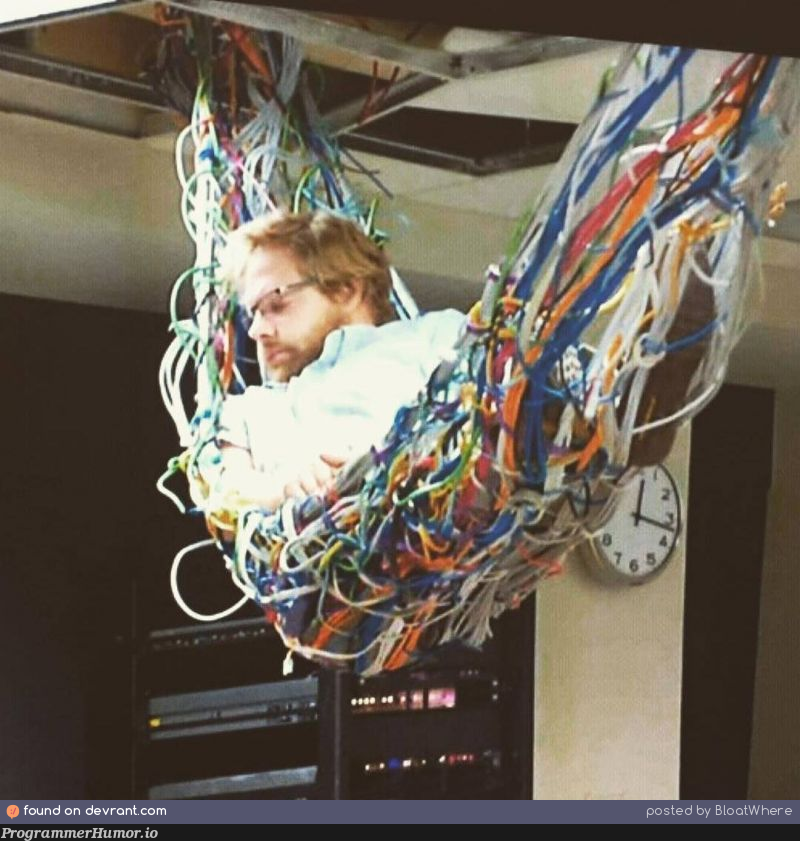 A sysadmin in his natural environment | sysadmin-memes | ProgrammerHumor.io