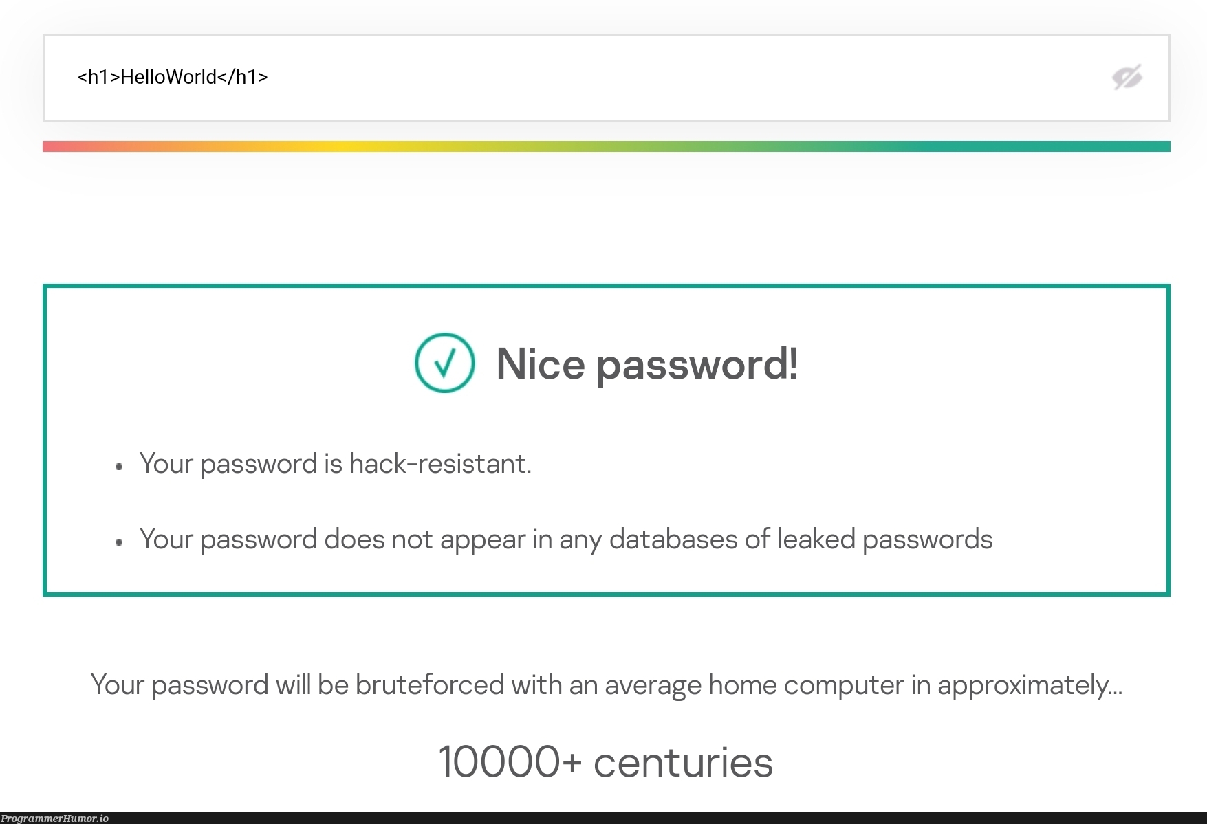 secure & easy to remember password | computer-memes, data-memes, password-memes, database-memes, rds-memes | ProgrammerHumor.io