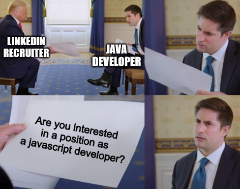 Javascript is a Java framework, right? | javascript-memes, java-memes, framework-memes | ProgrammerHumor.io