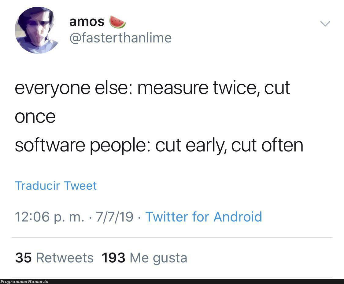 If you know, you know | software-memes, android-memes, twitter-memes, retweet-memes | ProgrammerHumor.io