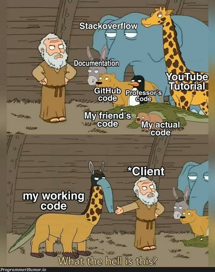 Only the end result matters right? | code-memes, git-memes, github-memes | ProgrammerHumor.io