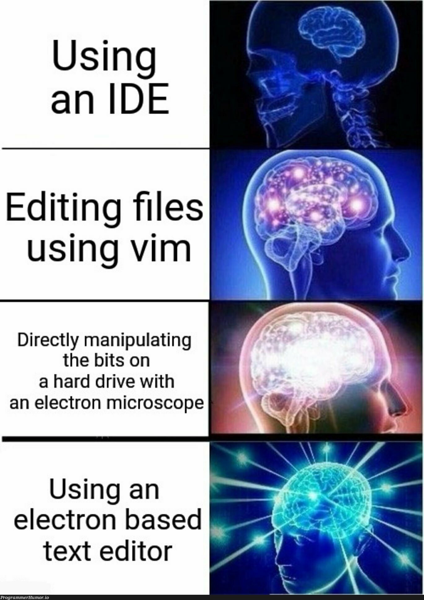 Primitives | vim-memes, electron-memes, ide-memes | ProgrammerHumor.io