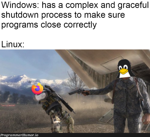 reject button, return to command line | linux-memes, ux-memes, program-memes, command-memes, command line-memes, windows-memes | ProgrammerHumor.io