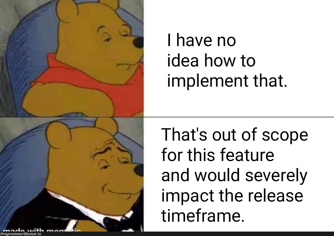 WE'VE ALL DONE THIS (and if you haven't you probably should...) | release-memes, idea-memes, ide-memes, feature-memes | ProgrammerHumor.io