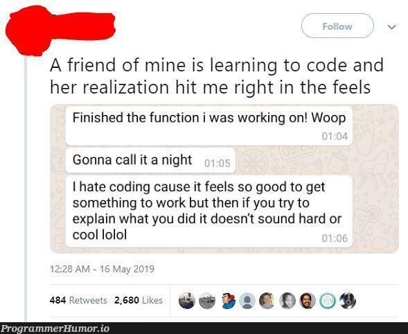 feelsbadman | coding-memes, code-memes, try-memes, function-memes, oop-memes, IT-memes | ProgrammerHumor.io