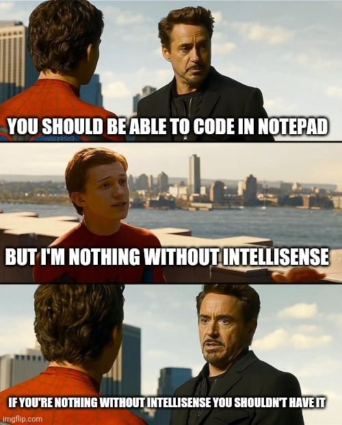 I am nothing. | ProgrammerHumor.io