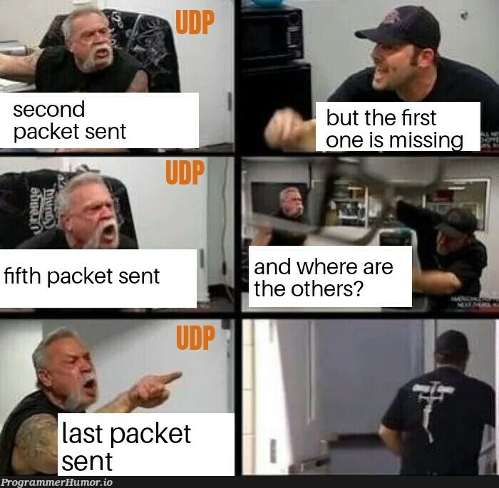 Where is the last packet sent! | ProgrammerHumor.io