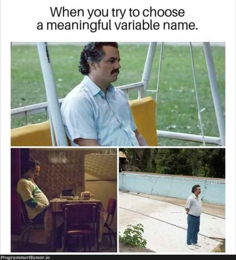 Indeed! Every-time | try-memes, variable name-memes | ProgrammerHumor.io