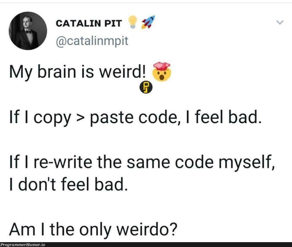 Ok I’m not the only one | code-memes | ProgrammerHumor.io