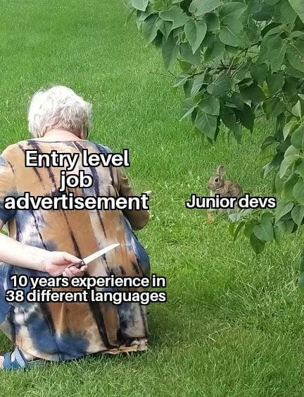 no junior devs were harmed during the making of this meme | devs-memes, language-memes | ProgrammerHumor.io