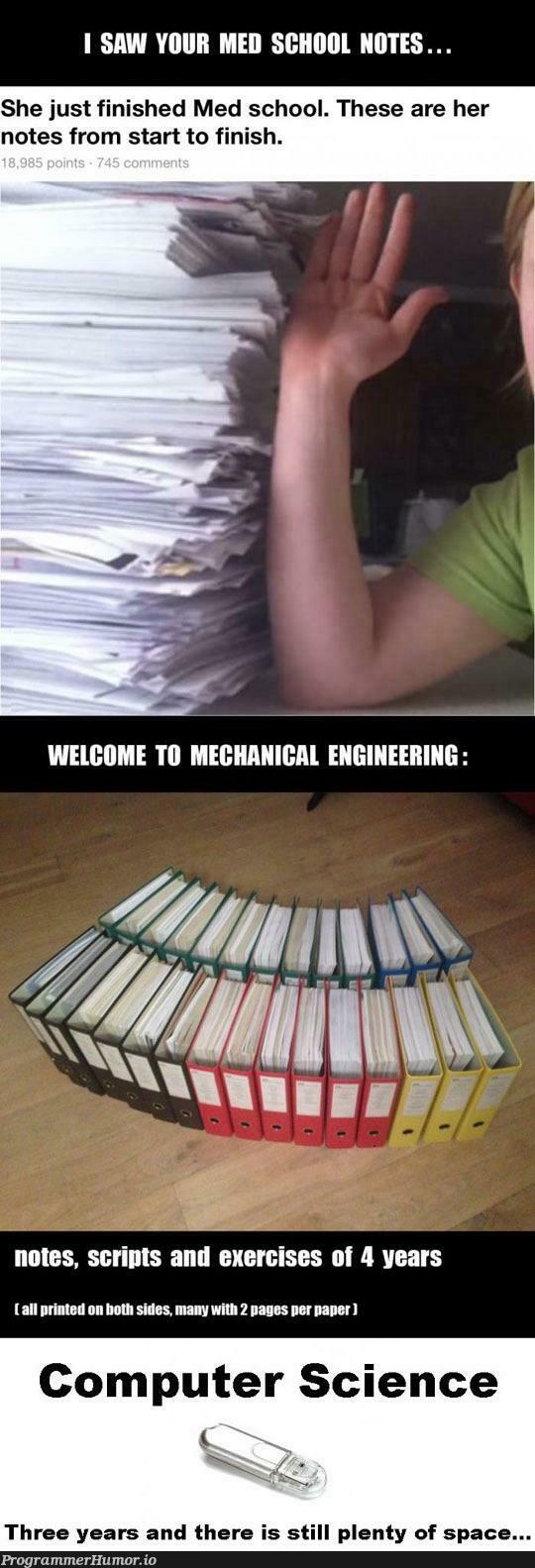 College notes war | computer-memes, computer science-memes, engineer-memes, engineering-memes, ide-memes, bot-memes, space-memes | ProgrammerHumor.io