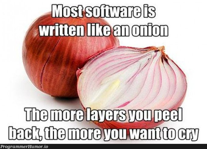 Most software is written like an opinion | software-memes | ProgrammerHumor.io