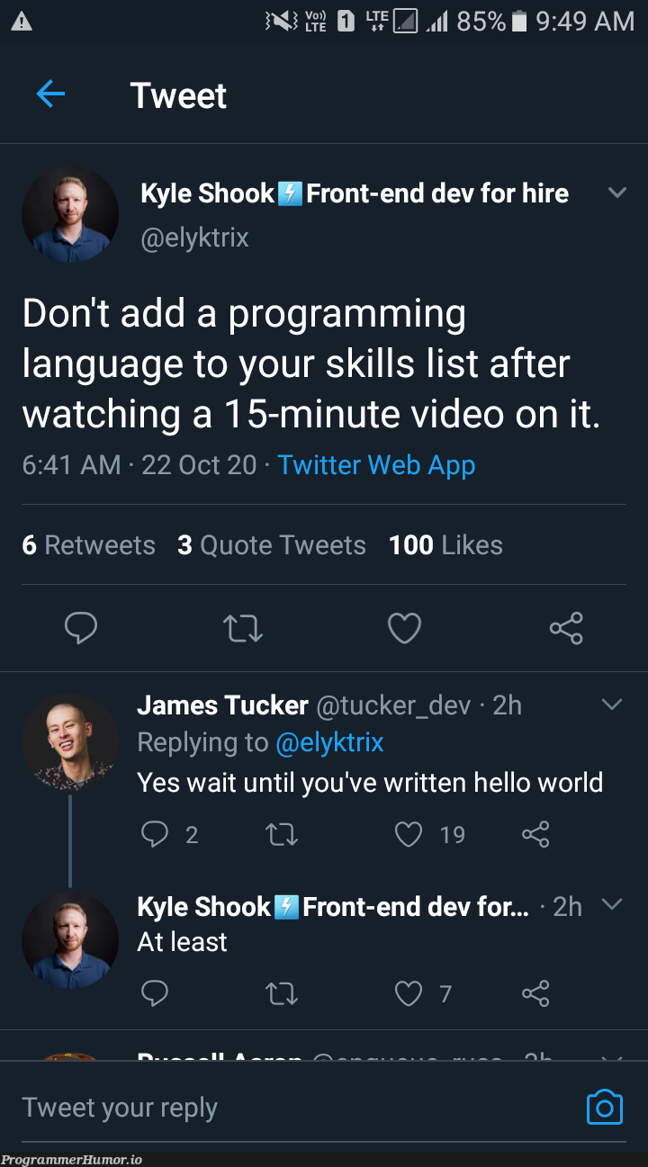 Fgs guys :/ | programming-memes, web-memes, program-memes, list-memes, ide-memes, twitter-memes, retweet-memes, language-memes, front-end-memes, programming language-memes | ProgrammerHumor.io