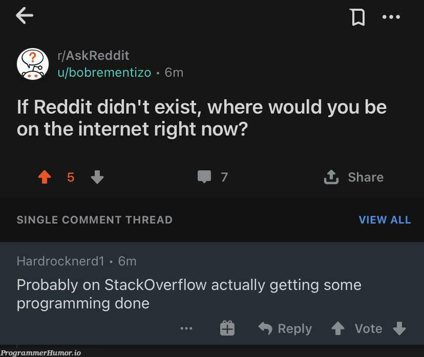 Ah yes, another distracted colleague | programming-memes, stackoverflow-memes, stack-memes, program-memes, internet-memes, overflow-memes, reddit-memes, comment-memes | ProgrammerHumor.io