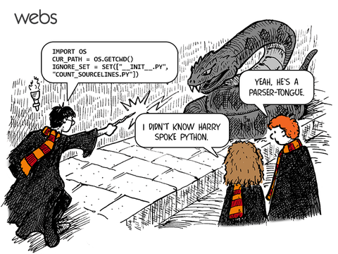 Harry speaks Python | python-memes | ProgrammerHumor.io