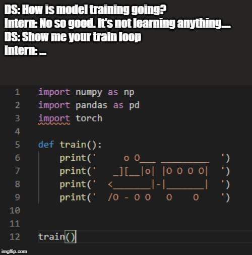 Data siens | data-memes, pandas-memes, train-memes | ProgrammerHumor.io