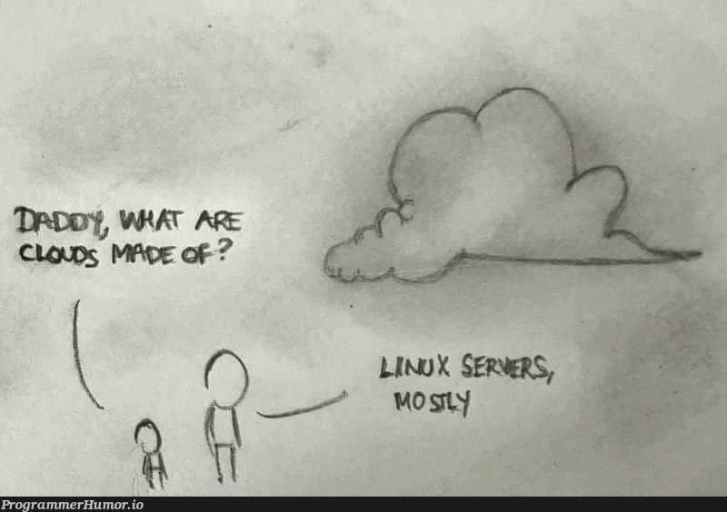 Clouds: Coworker shared this on Slack, thought it was pretty funny. | slack-memes, IT-memes, cloud-memes | ProgrammerHumor.io