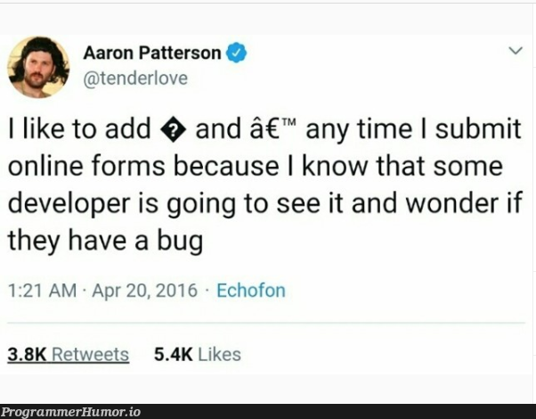 The devil in person... | developer-memes, bug-memes, forms-memes, IT-memes, retweet-memes | ProgrammerHumor.io