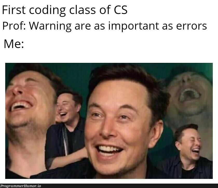 Knowing how to code beforehand | coding-memes, code-memes, errors-memes, class-memes, warning-memes, error-memes, cs-memes | ProgrammerHumor.io